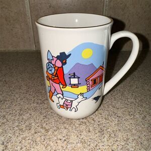 Ted Harrison "Memories of '98" Collectible Art Coffee Mug Canada